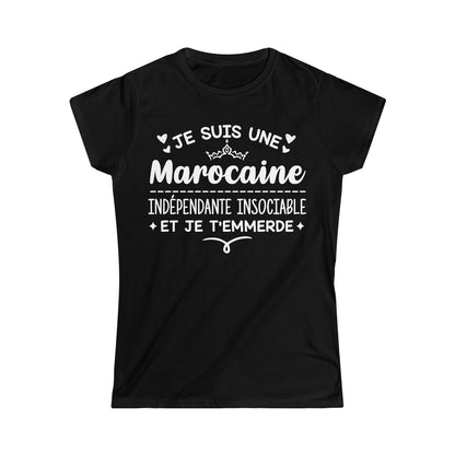 Je suis une Marocaine indépendante insociable