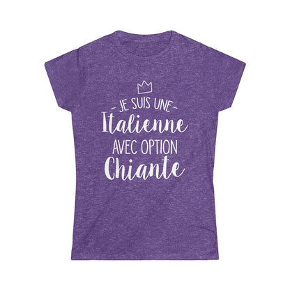 Je suis une Italienne avec option chiante