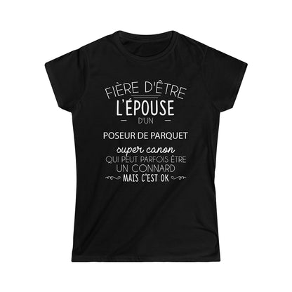 Épouse d'un Poseur de Parquet connard