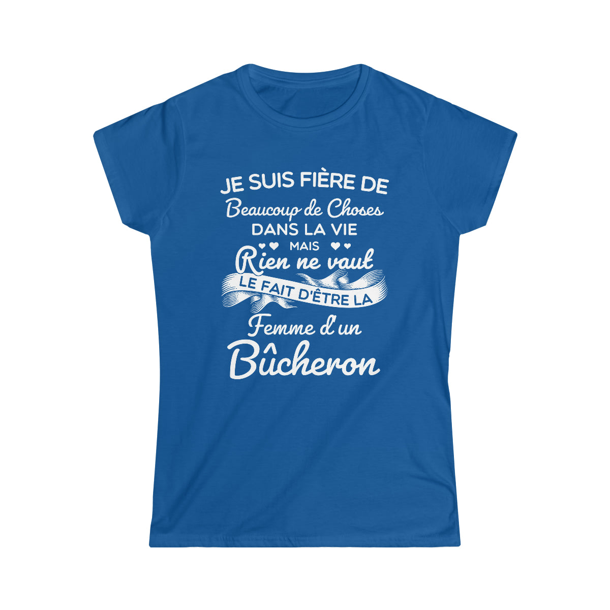 Fière femme d'un Bûcheron