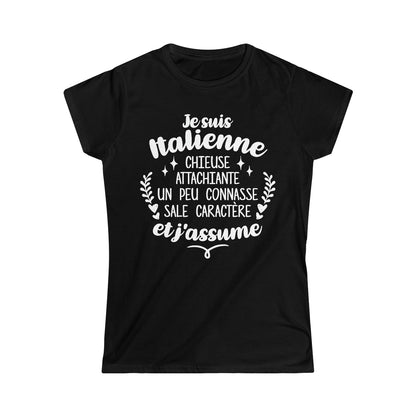 Je suis Italienne et j'assume
