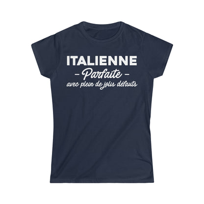 Italienne parfaite avec plein de jolis défauts