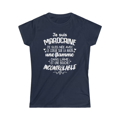 Je suis Marocaine, je suis née avec le coeur sur la mai