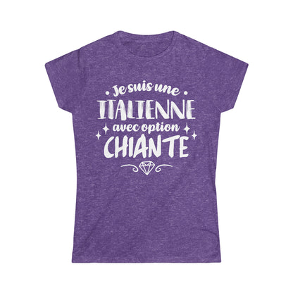 Je suis une Italienne avec option chiante