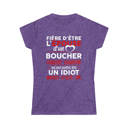 Épouse d'un Boucher idiot