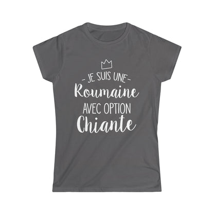 Je suis une Roumaine avec option chiante