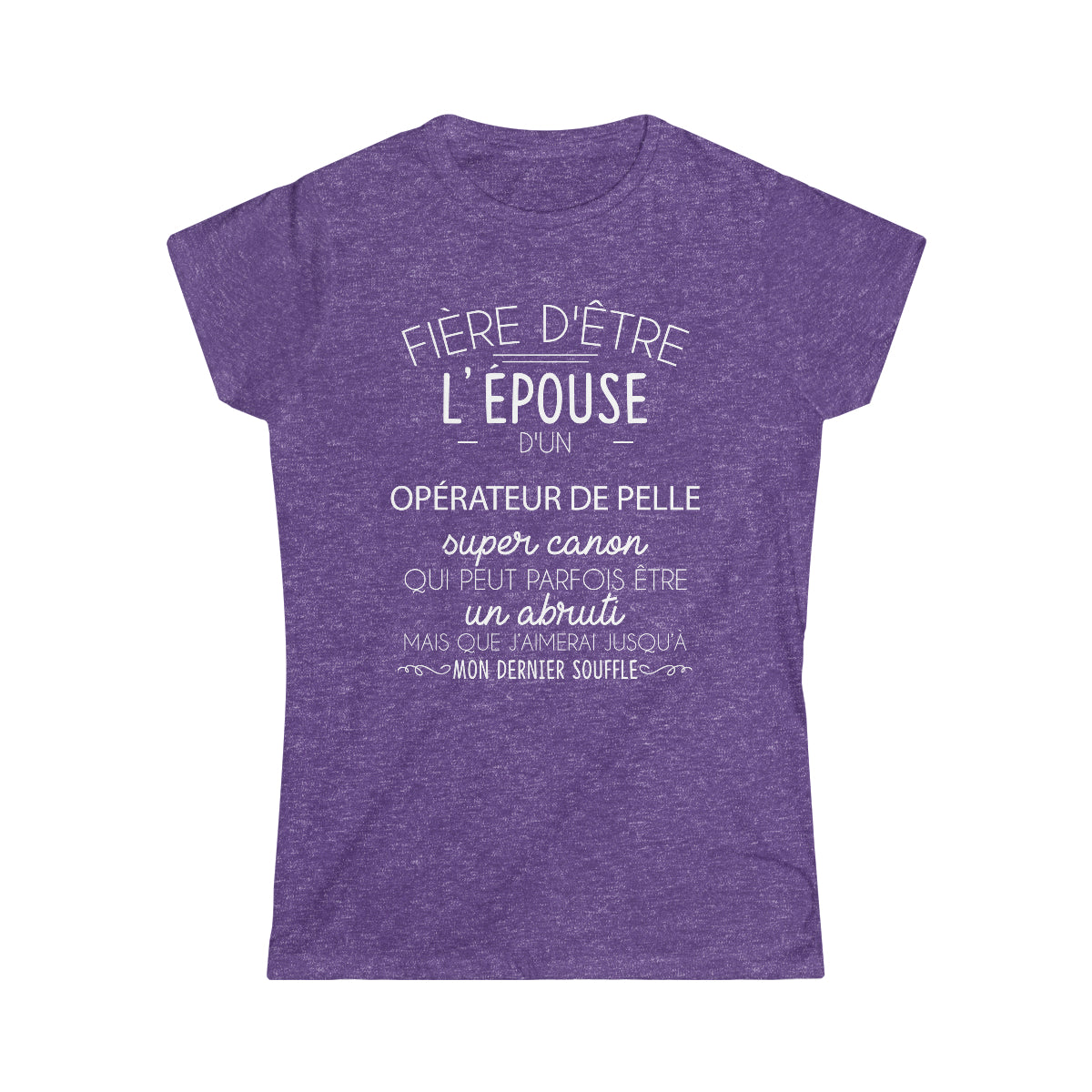 Épouse d'un Opérateur de Pelle abruti