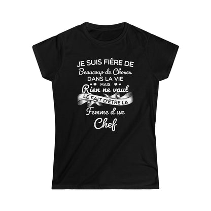 Fière femme d'un Chef