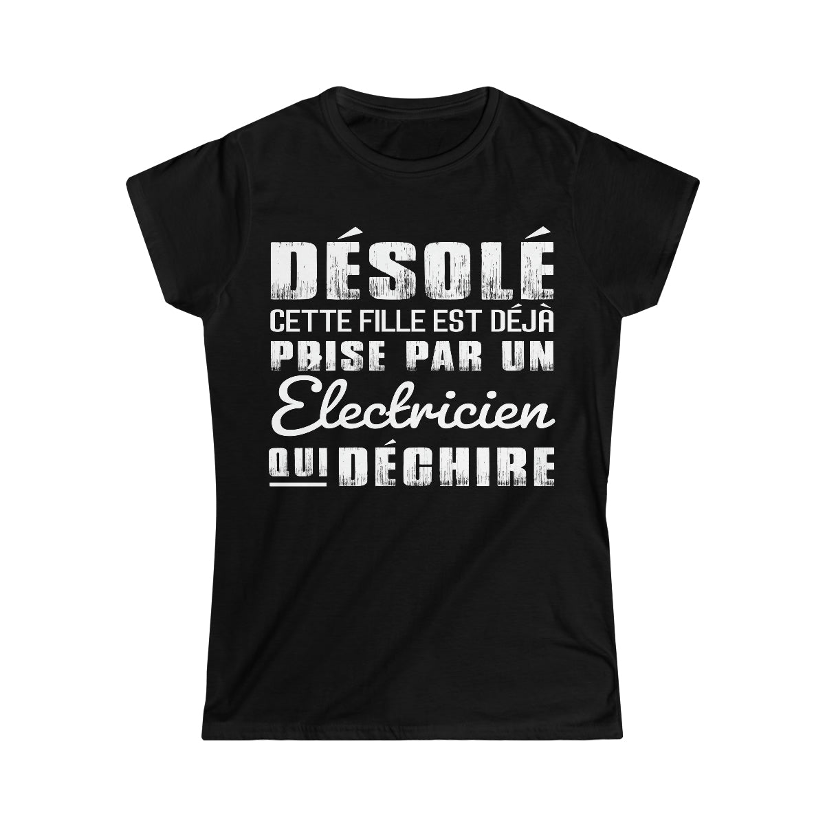 Prise par un Électricien qui déchire