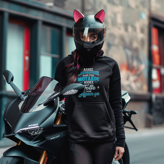Assez courageuse pour être motarde, assez folle pour aimer ça