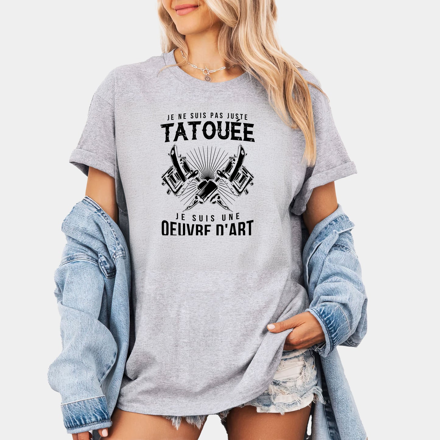Je ne suis pas juste tatouée je suis une oeuvre d'art