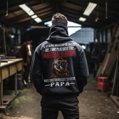 Maréchal ferrant passionné, papa comblé