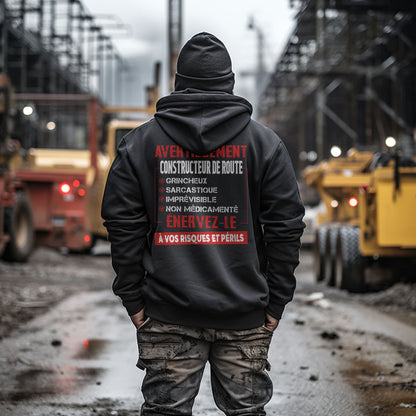 Constructeur de Route, grincheux, sarcastique, imprévisible, non médicamenté