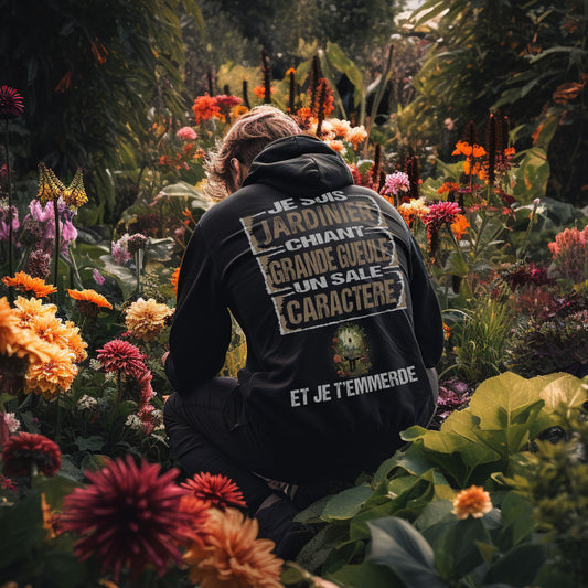 Jardinier, chiant, grande gueule, un sale caractère