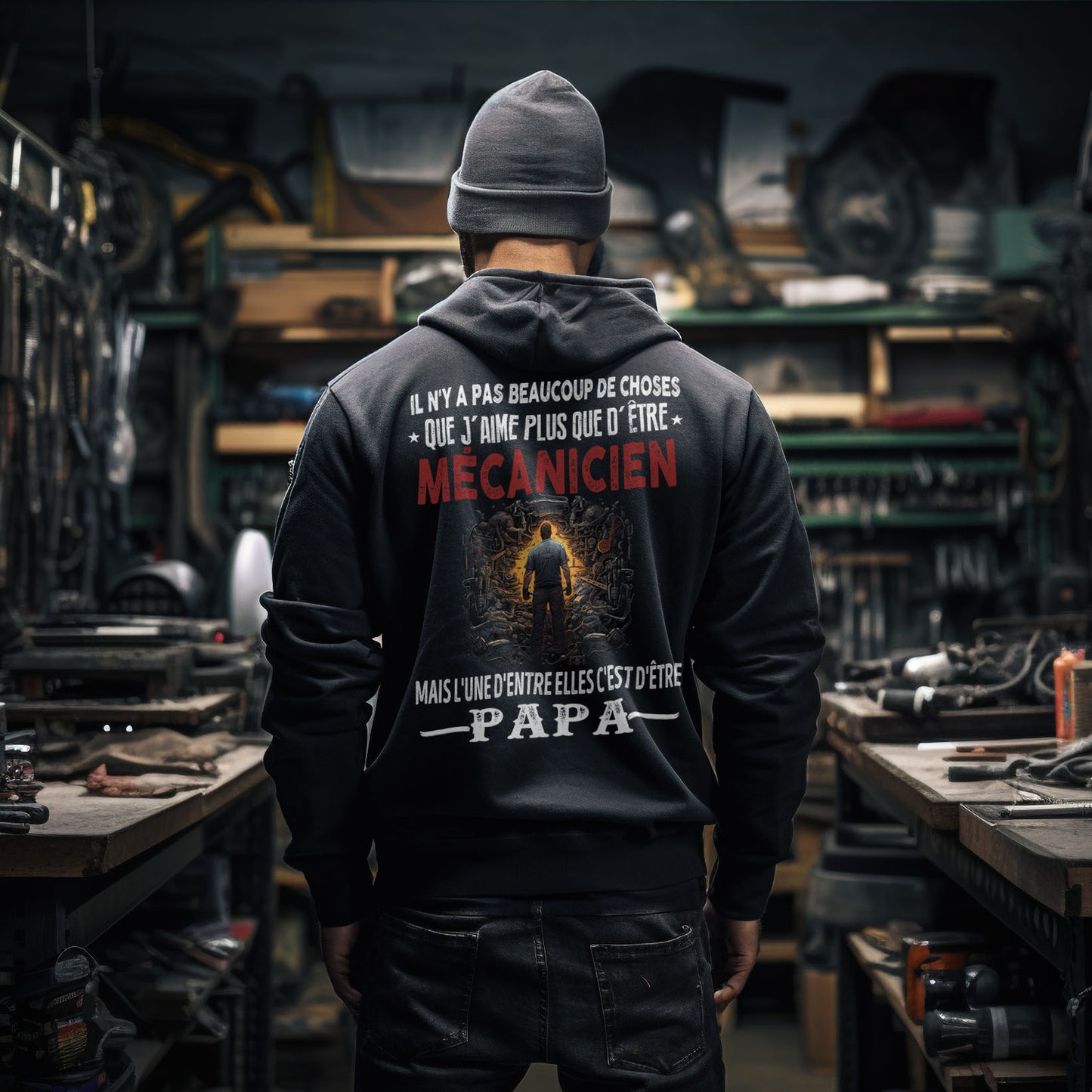 Mécanicien passionné, papa comblé