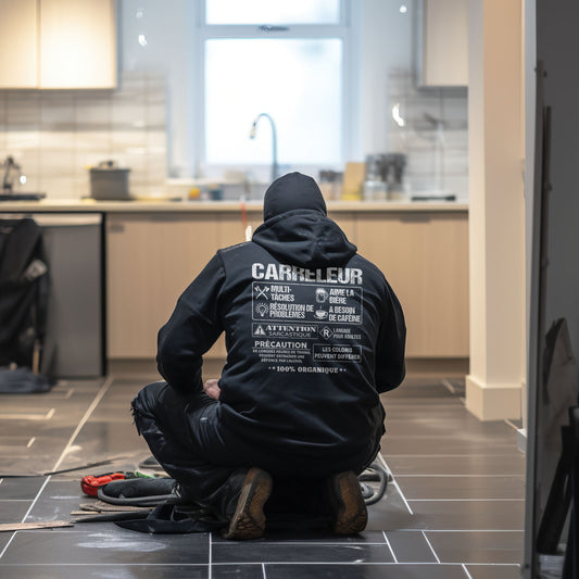 Carreleur est la quintessence du travailleur