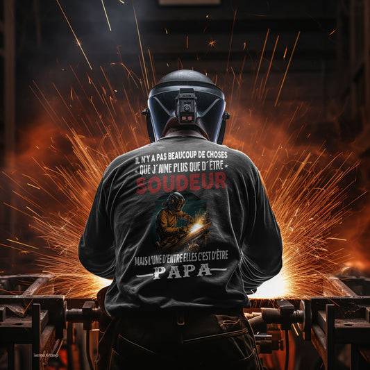Soudeur passionné, papa comblé