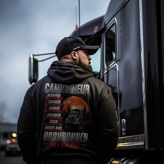 Camionneur, ramper, tomber, vomir, saigner est acceptable