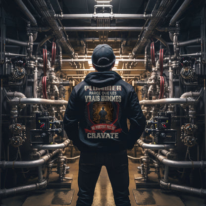 Les vrais hommes ne portent pas de cravate. Je suis Plombier