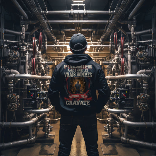 Les vrais hommes ne portent pas de cravate. Je suis Plombier