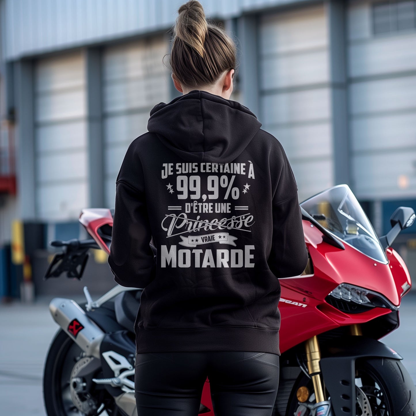 Je suis certain à 99.9% d'être une princesse vraie motarde