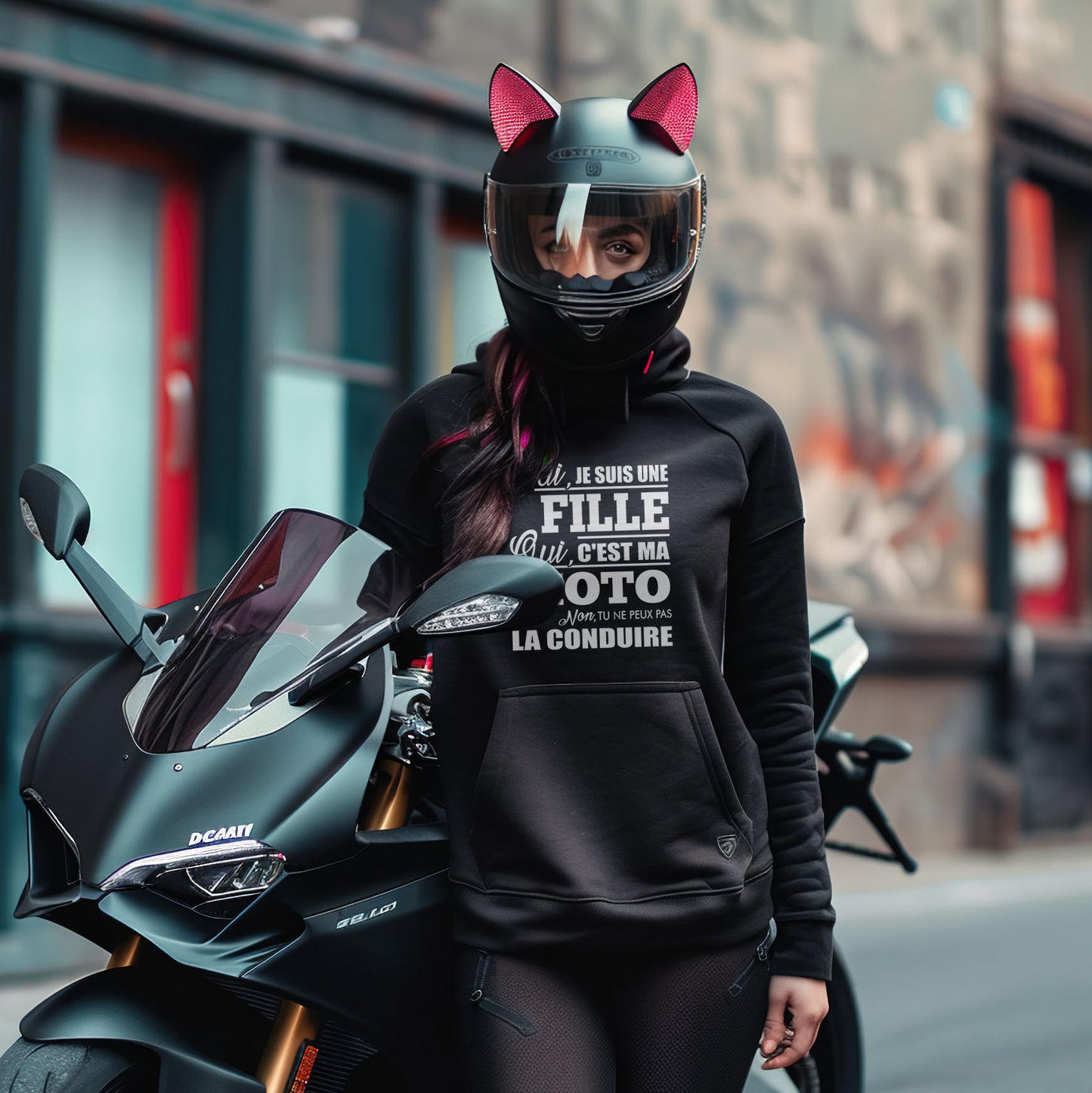 Je suis une fille, c'est ma moto