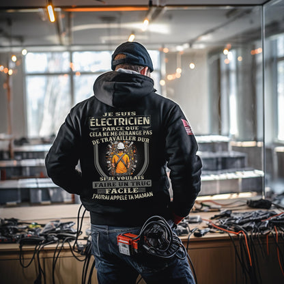 Électricien, le travail dur n'est pas une option