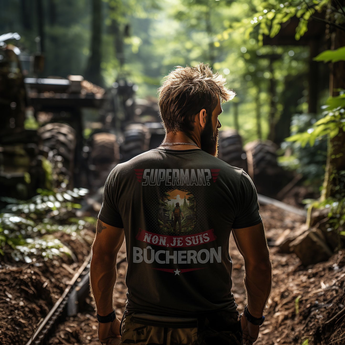 Superman ? Non, je suis Bûcheron