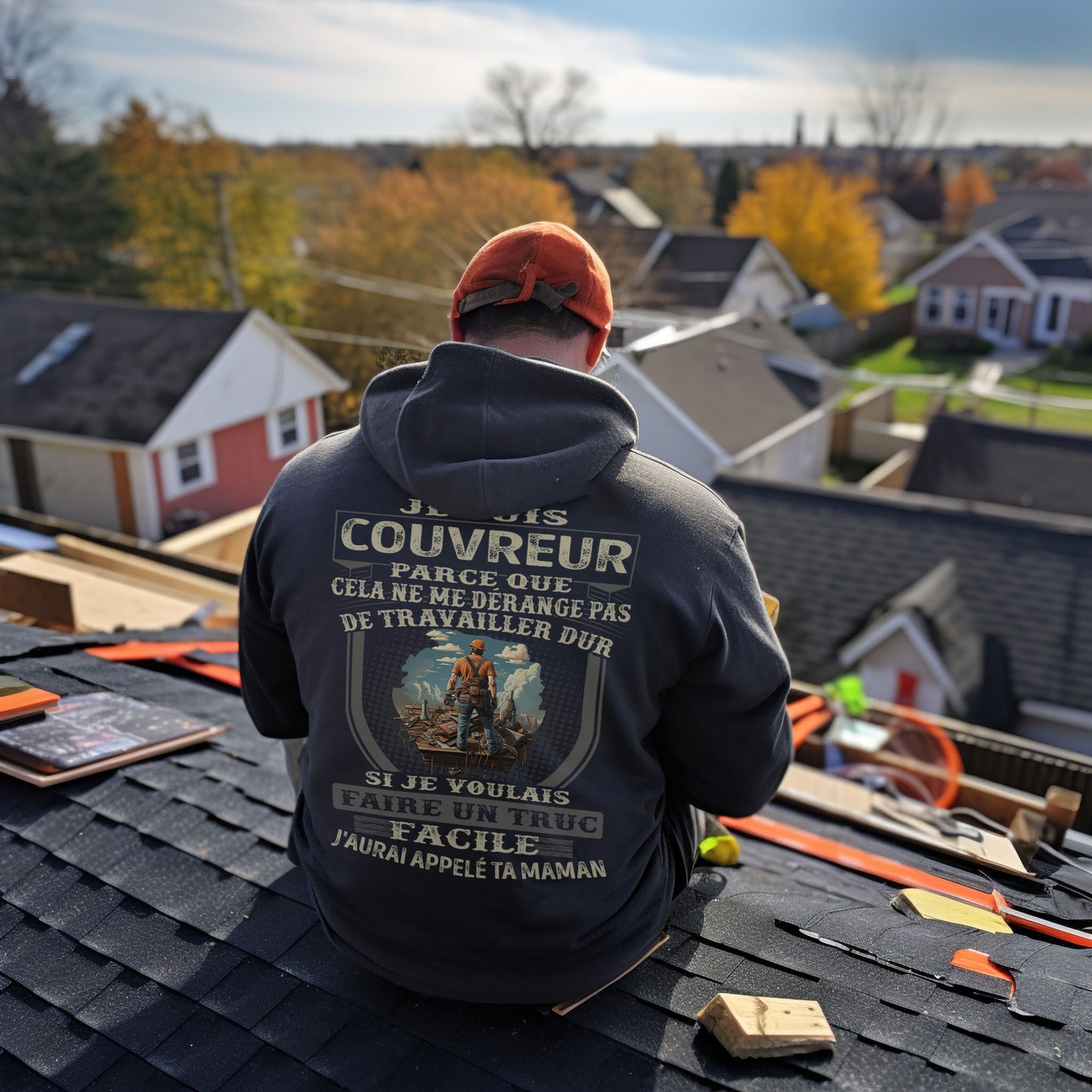 Couvreur, le travail dur n'est pas une option