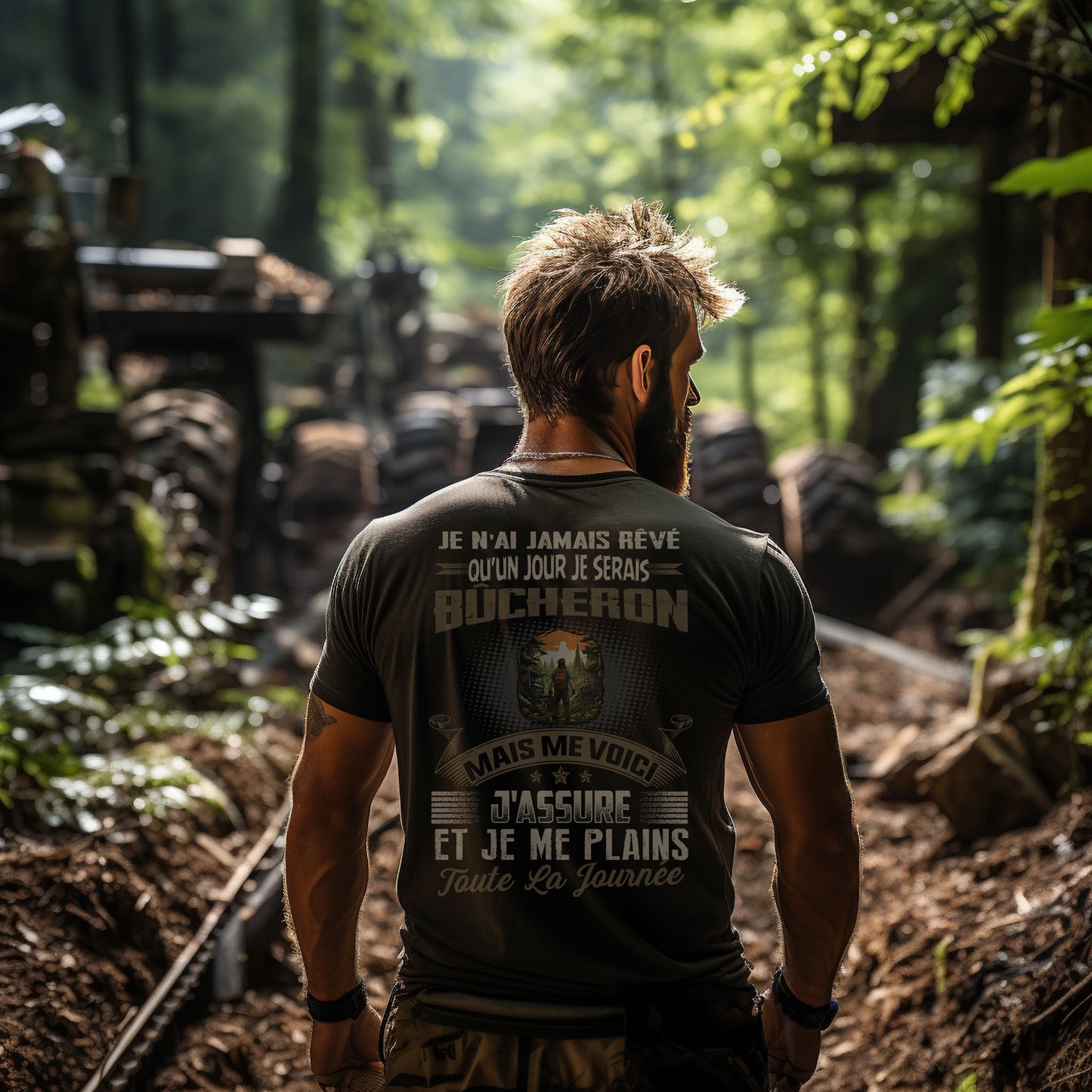 Je n'ai jamais rêvé qu'un jour je serais Bûcheron