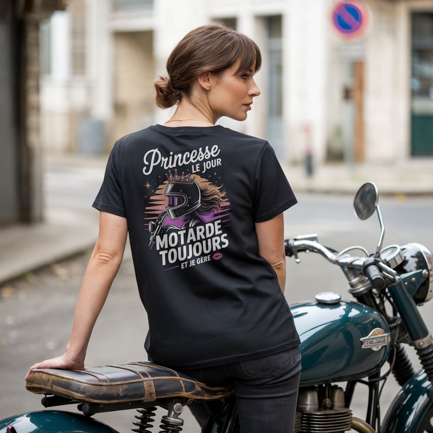 Princesse le jour, motarde toujours, et je gère
