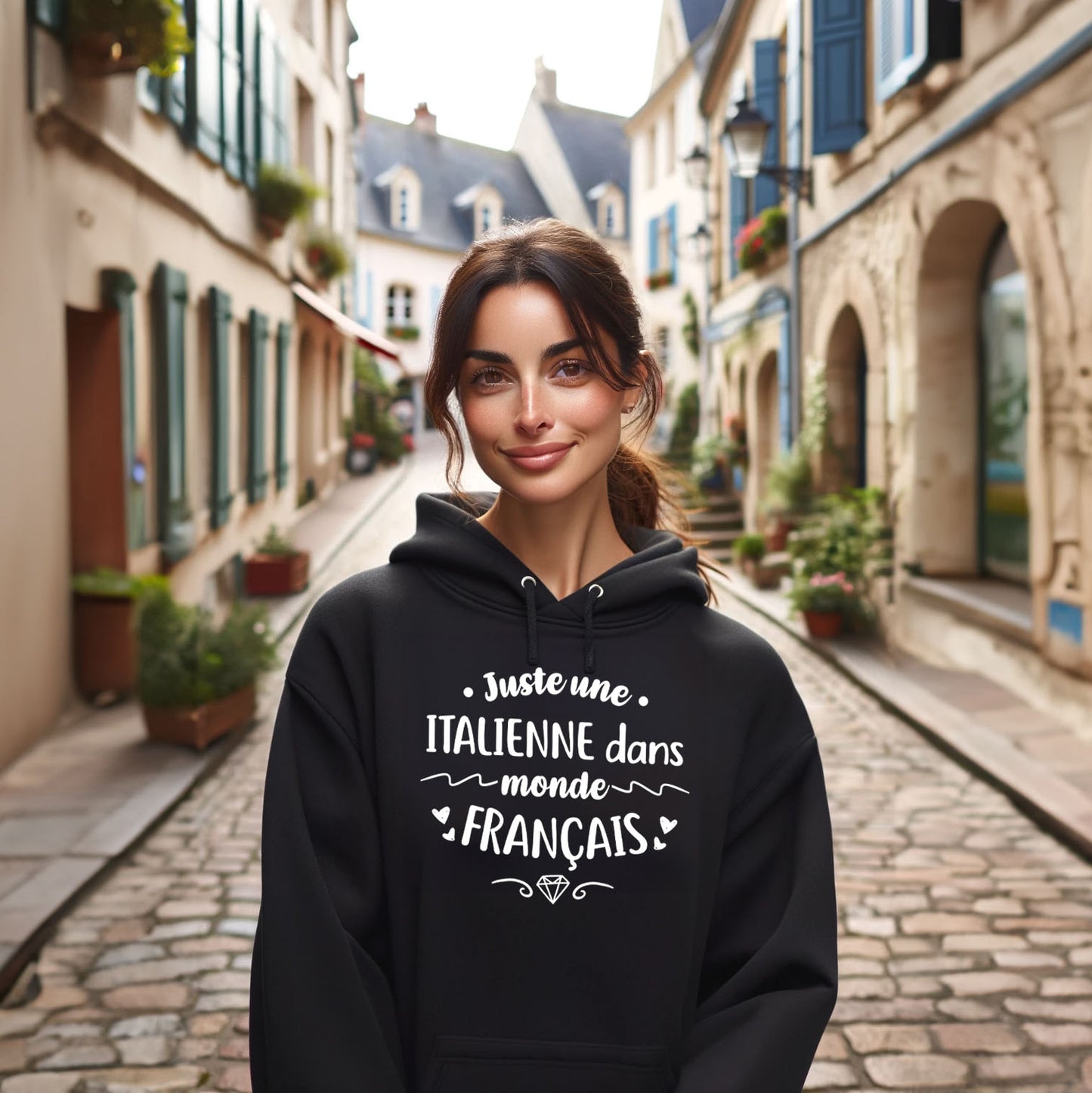 Juste une Italienne dans monde Français