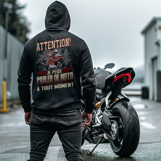 Je peux parler de moto à tout monment