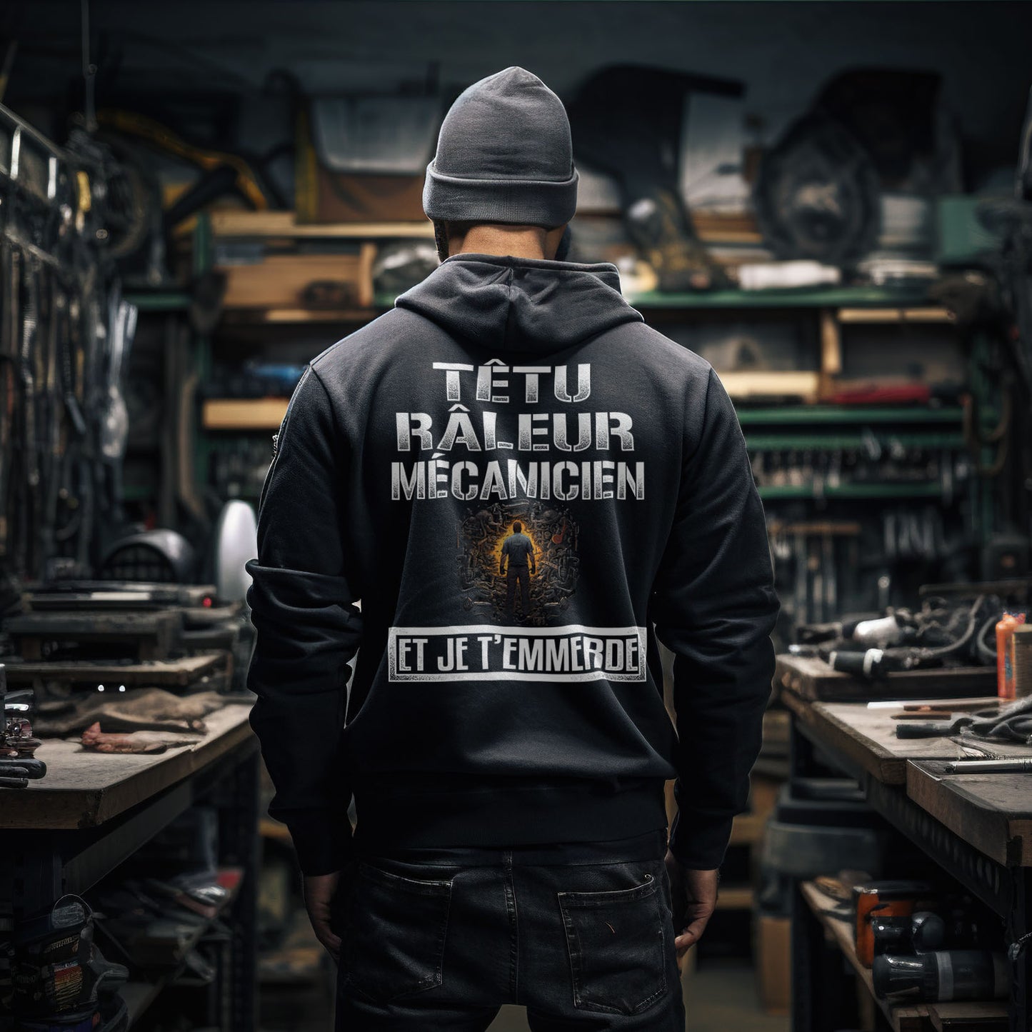 Têtu, râleur, Mécanicien, et je t'emmerde