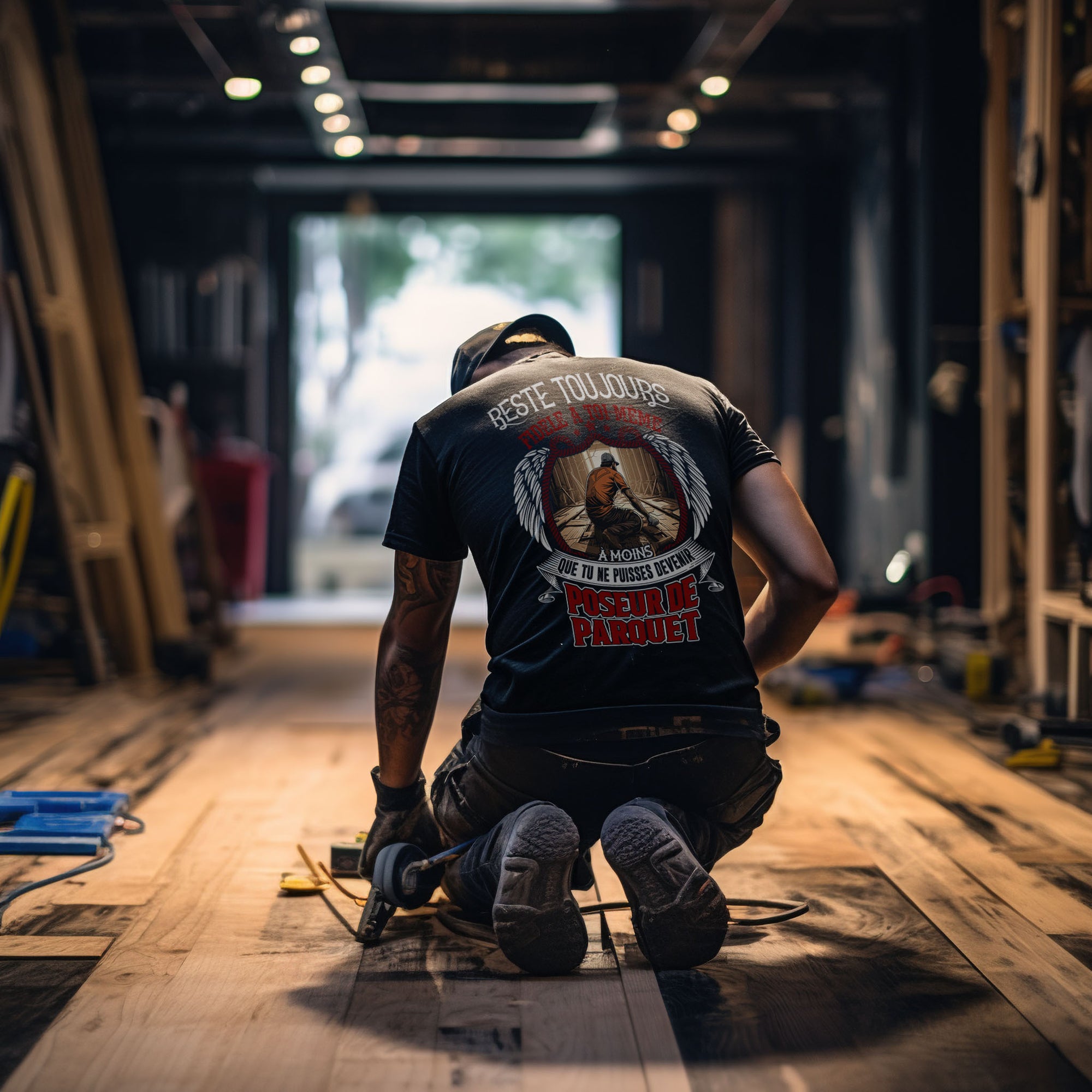 Sinon tu pourrais devenir Poseur de Parquet.