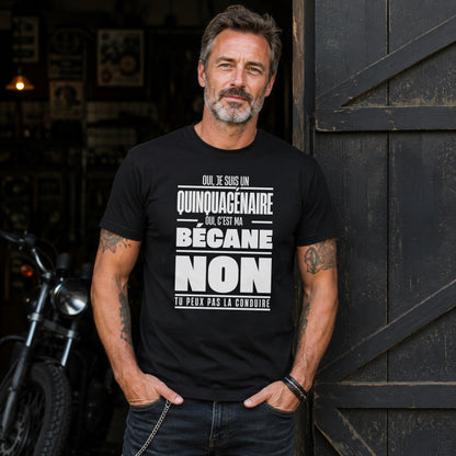 Oui, je suis un quinquagénaire. Oui, c'est ma bécane