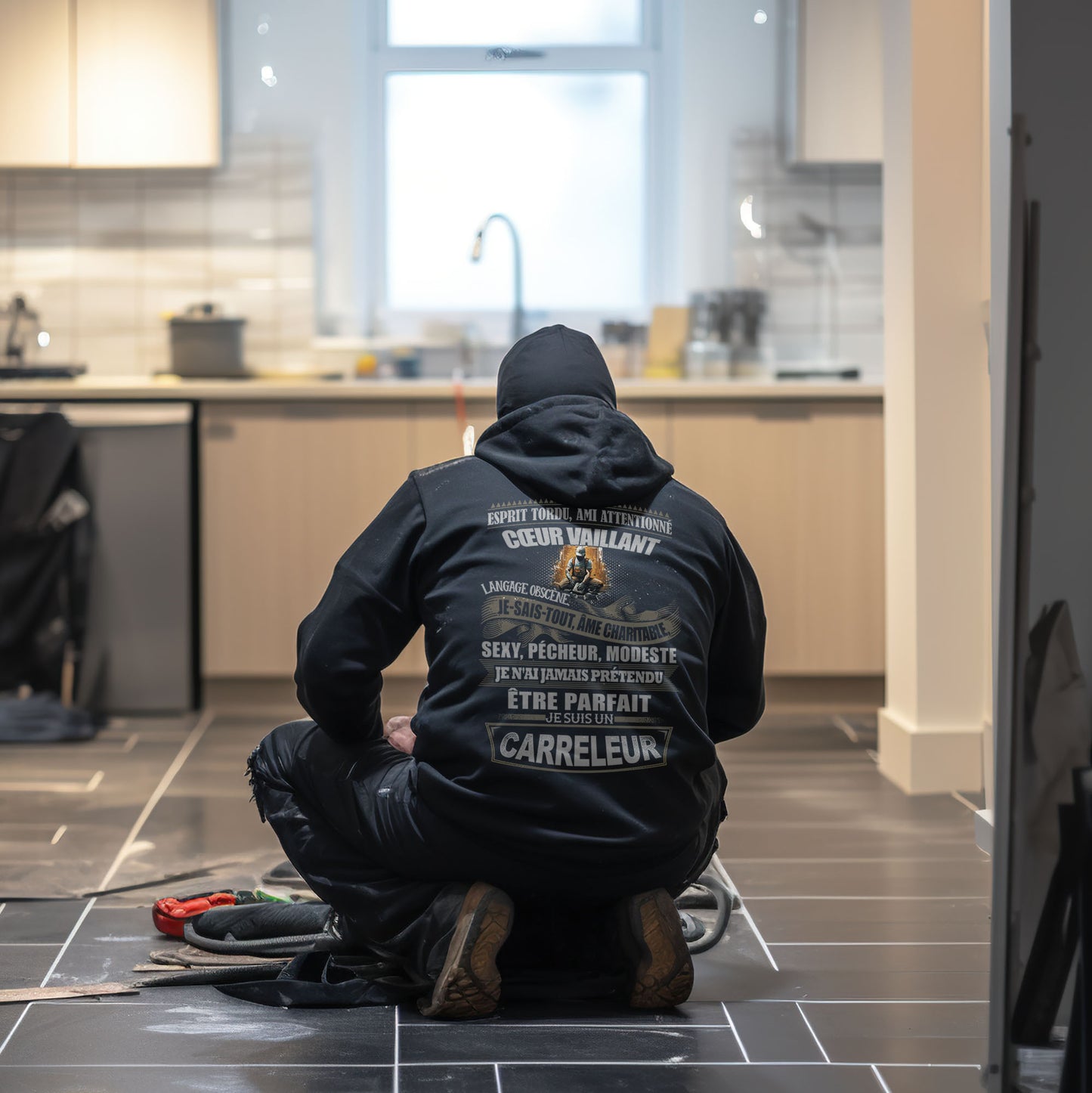 Je n'ai jamais prétendu être parfait, je suis un Carreleur