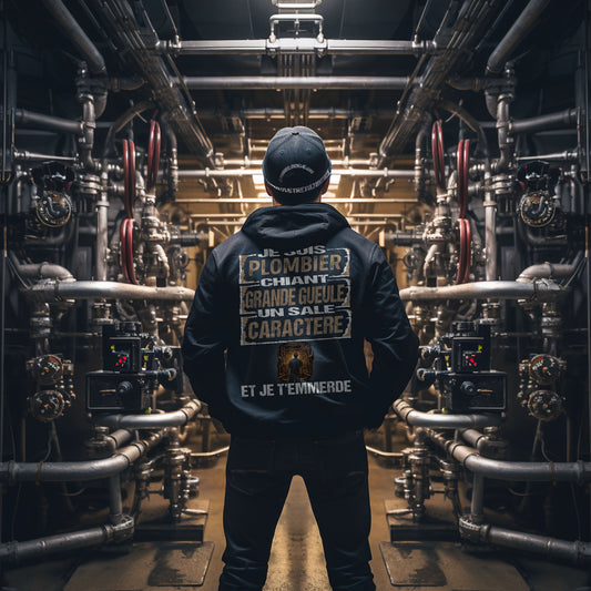 Plombier, chiant, grande gueule, un sale caractère