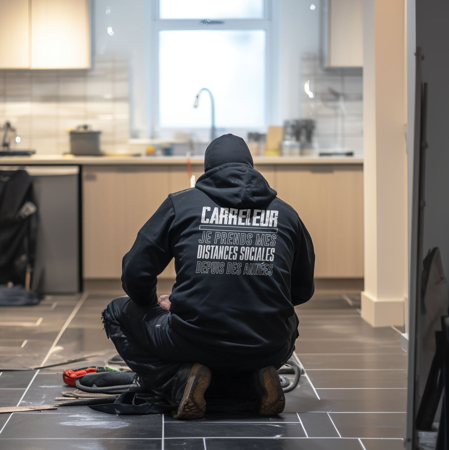 Carreleur, expert en distances sociales