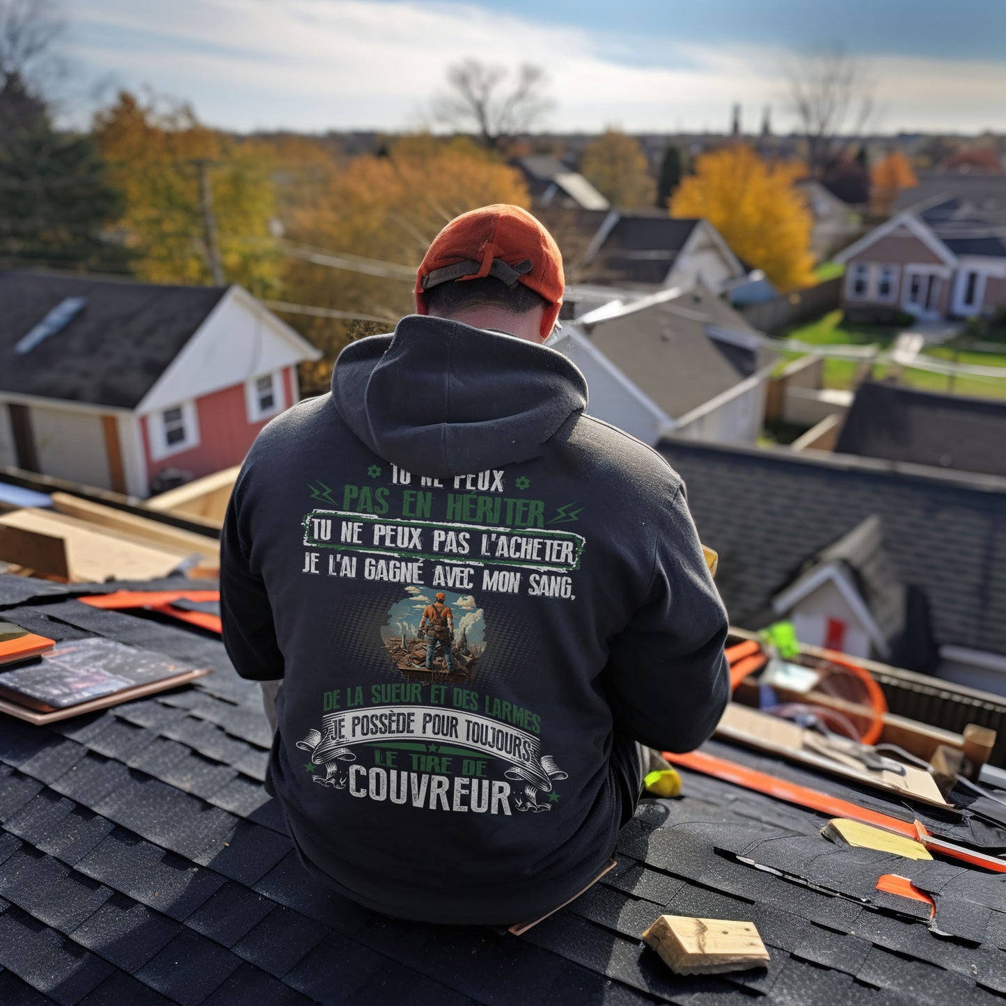 Je possède pour toujours le titre de Couvreur