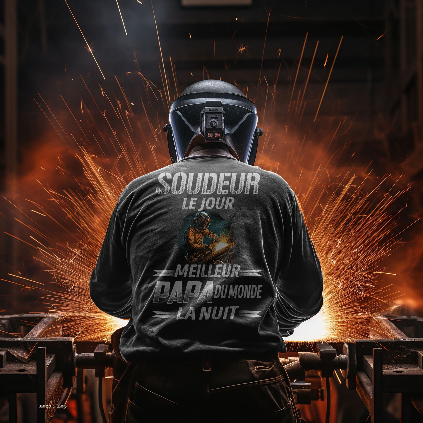 Soudeur le jour, papa la nuit