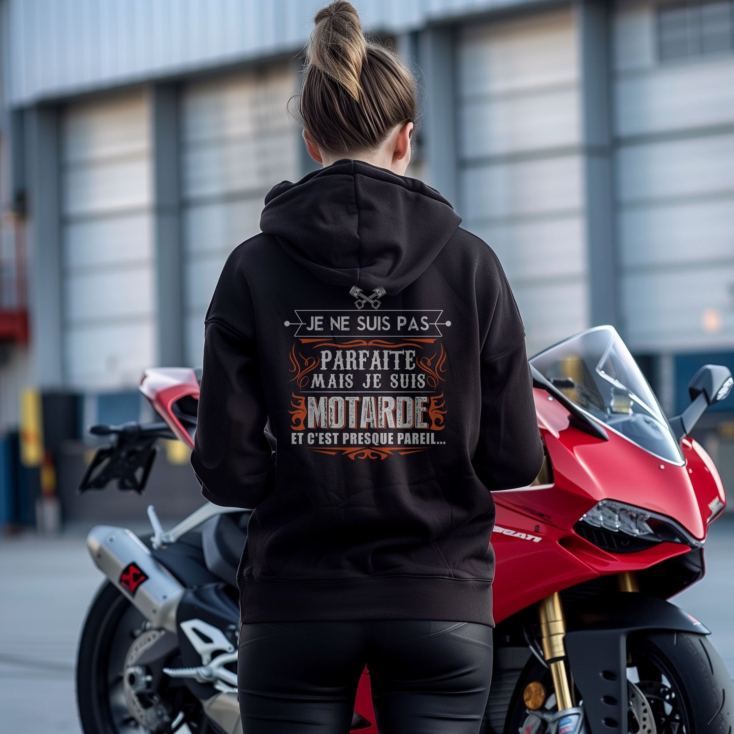 Je ne suis pas parfaite mais je suis motarde et c'est presque pareil