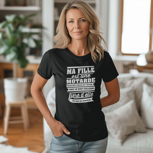 Ma fille est une motarde, elle est folle et têtue