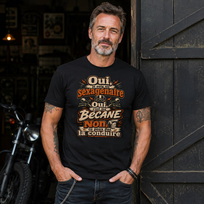 Oui, je suis un sexagénaire. Oui, c'est ma bécane