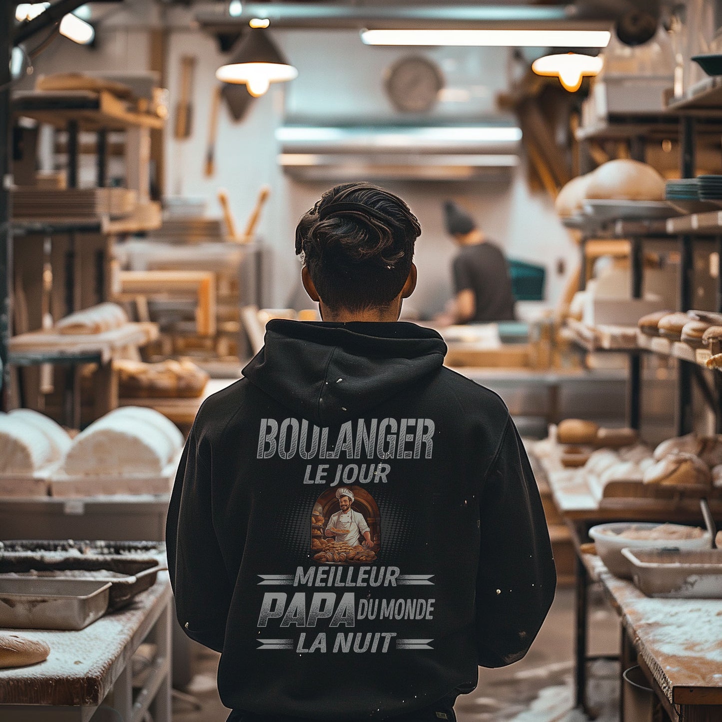Boulanger le jour, papa la nuit