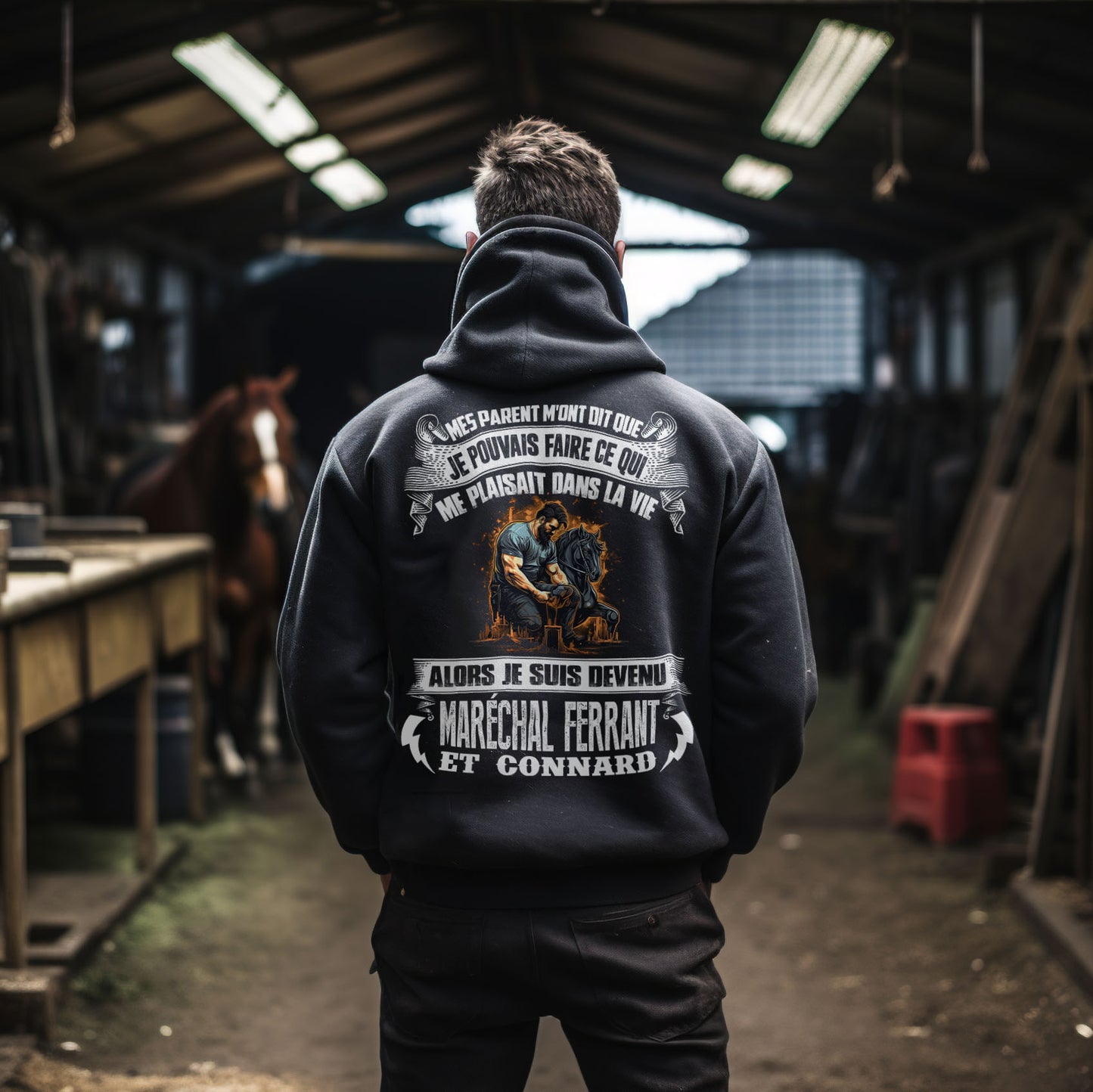 Je suis devenu Maréchal ferrant et connard