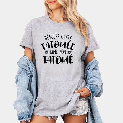 Désolée cette tatouée aime son tatoué