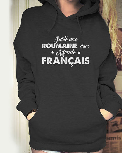 Juste une Roumaine dans monde Français