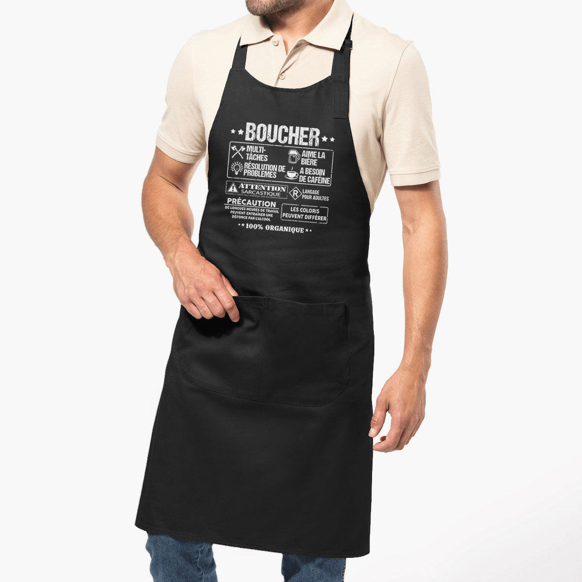 Tablier - Boucher est la quintessence du travailleur