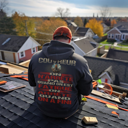 Couvreur, on n'arrête pas quand on est fatigué